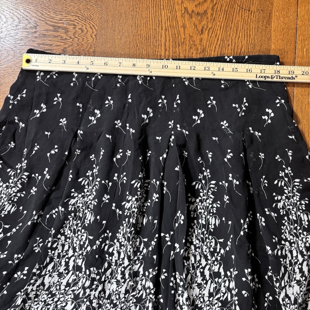 Jones New York Silk Skirt Womens 16 Quiet Luxury Career Elevated Office Capsule - Picture 3 of 7